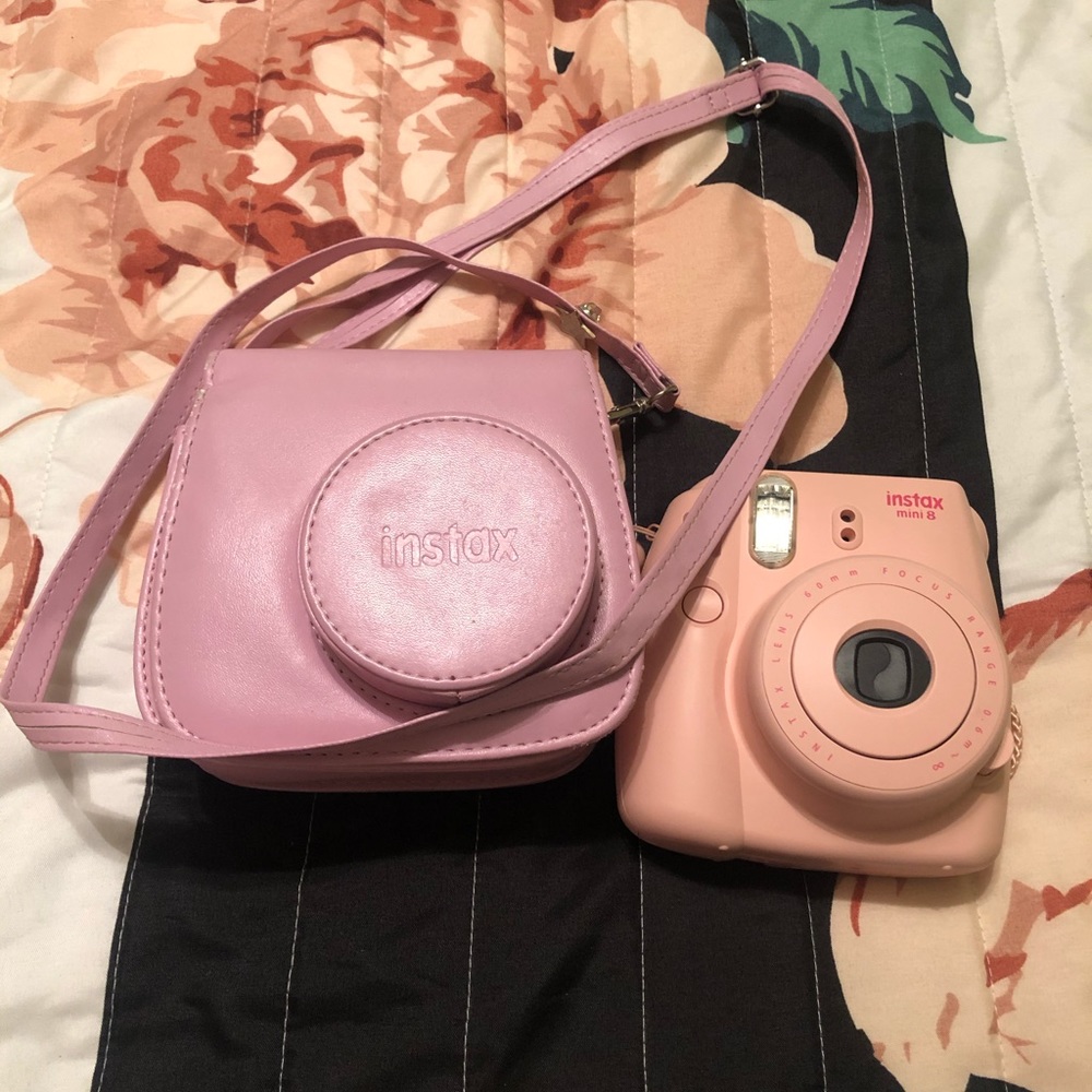 Fugifilm Instax mini 8 instant camera (pink)